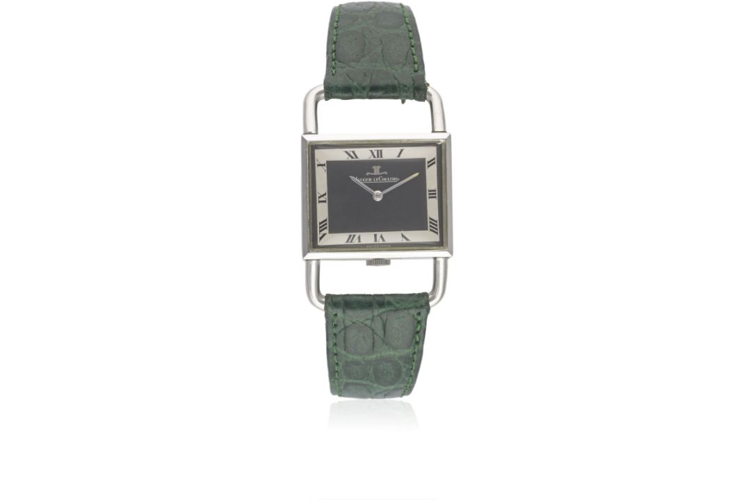 A GENTLEMAN'S STAINLESS STEEL JAEGER LECOULTRE ETRIER WRIST WATCH CIRCA 1960s, WITH JLC SERVICE