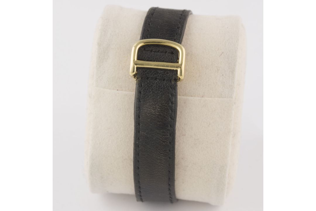 A RARE LADIES 18K SOLID GOLD CARTIER LONDON CEINTURE WRIST WATCH CIRCA 1969, WITH LONDON HALLMARKS - Image 4 of 11