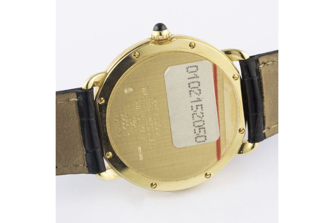 A GENTLEMAN'S 18K SOLID GOLD CARTIER RONDE LOUIS MECANIQUE WRIST WATCH CIRCA 2000, REF. 0900 1 - Image 7 of 10