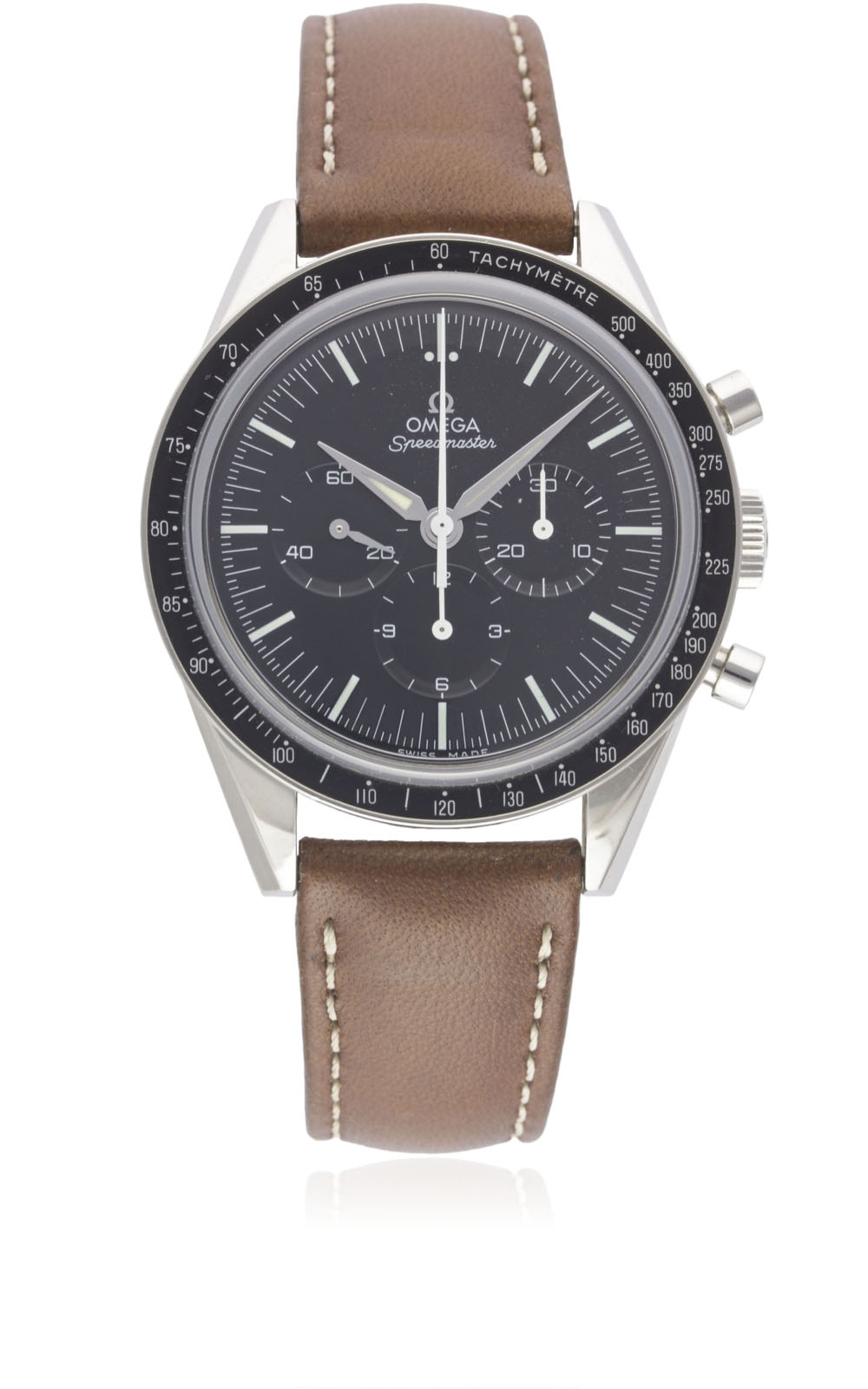 A GENTLEMAN'S STAINLESS STEEL OMEGA SPEEDMASTER CHRONOGRAPH WRIST WATCH CIRCA 2012, REF. 311.32.40.