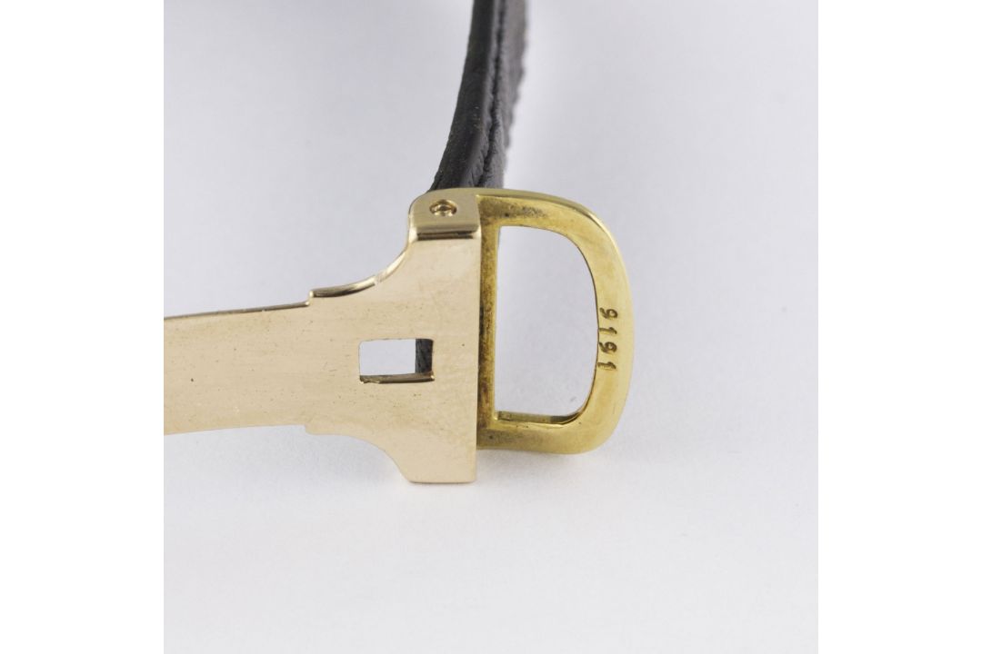 A RARE LADIES 18K SOLID GOLD CARTIER LONDON CEINTURE WRIST WATCH CIRCA 1969, WITH LONDON HALLMARKS - Image 9 of 11