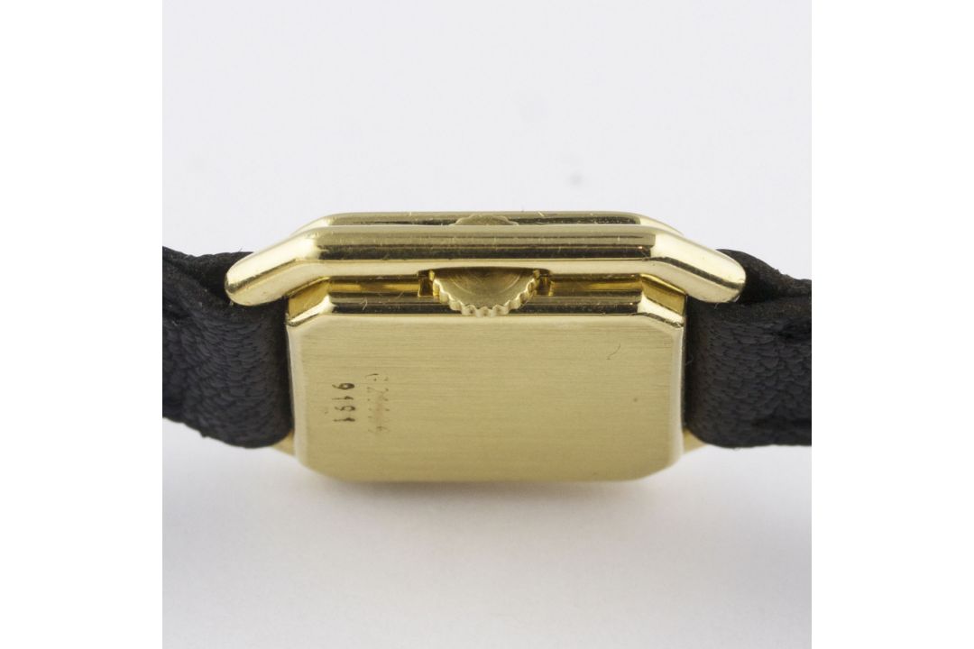 A RARE LADIES 18K SOLID GOLD CARTIER LONDON CEINTURE WRIST WATCH CIRCA 1969, WITH LONDON HALLMARKS - Image 10 of 11