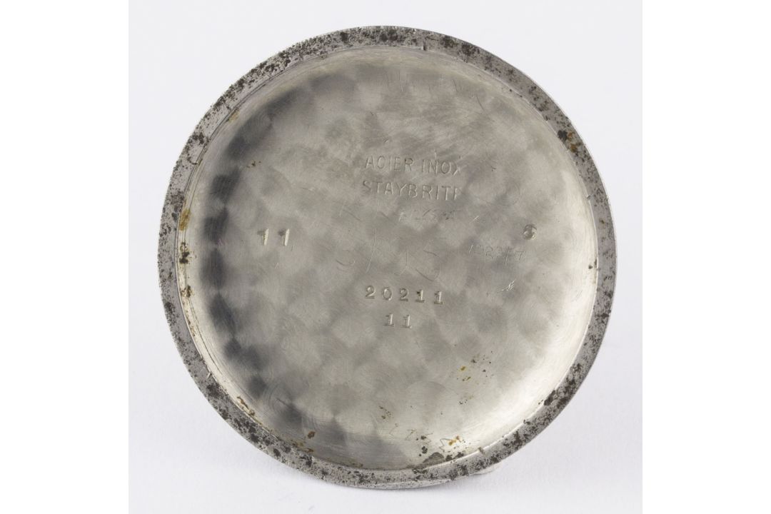 A RARE GENTLEMAN'S STAINLESS STEEL LONGINES FLYBACK CHRONOGRAPH BRACELET WATCH CIRCA 1937, - Image 8 of 10