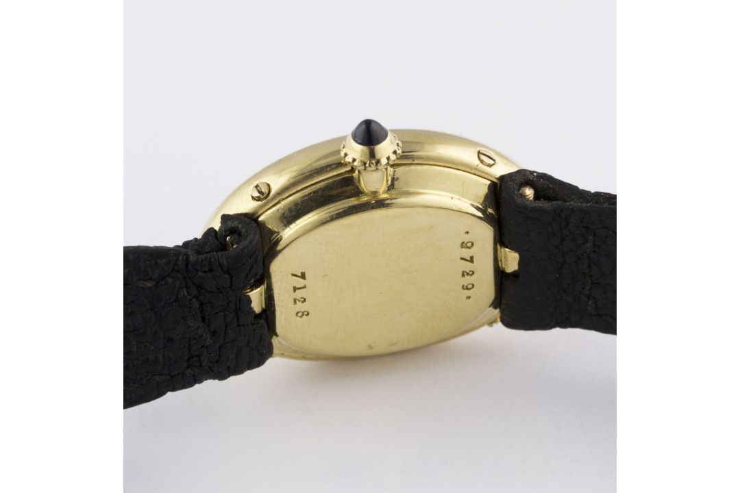 A RARE LADIES 18K SOLID GOLD CARTIER LONDON BAIGNOIRE WRIST WATCH CIRCA 1960s, WITH LONDON HALLMARKS - Image 8 of 10