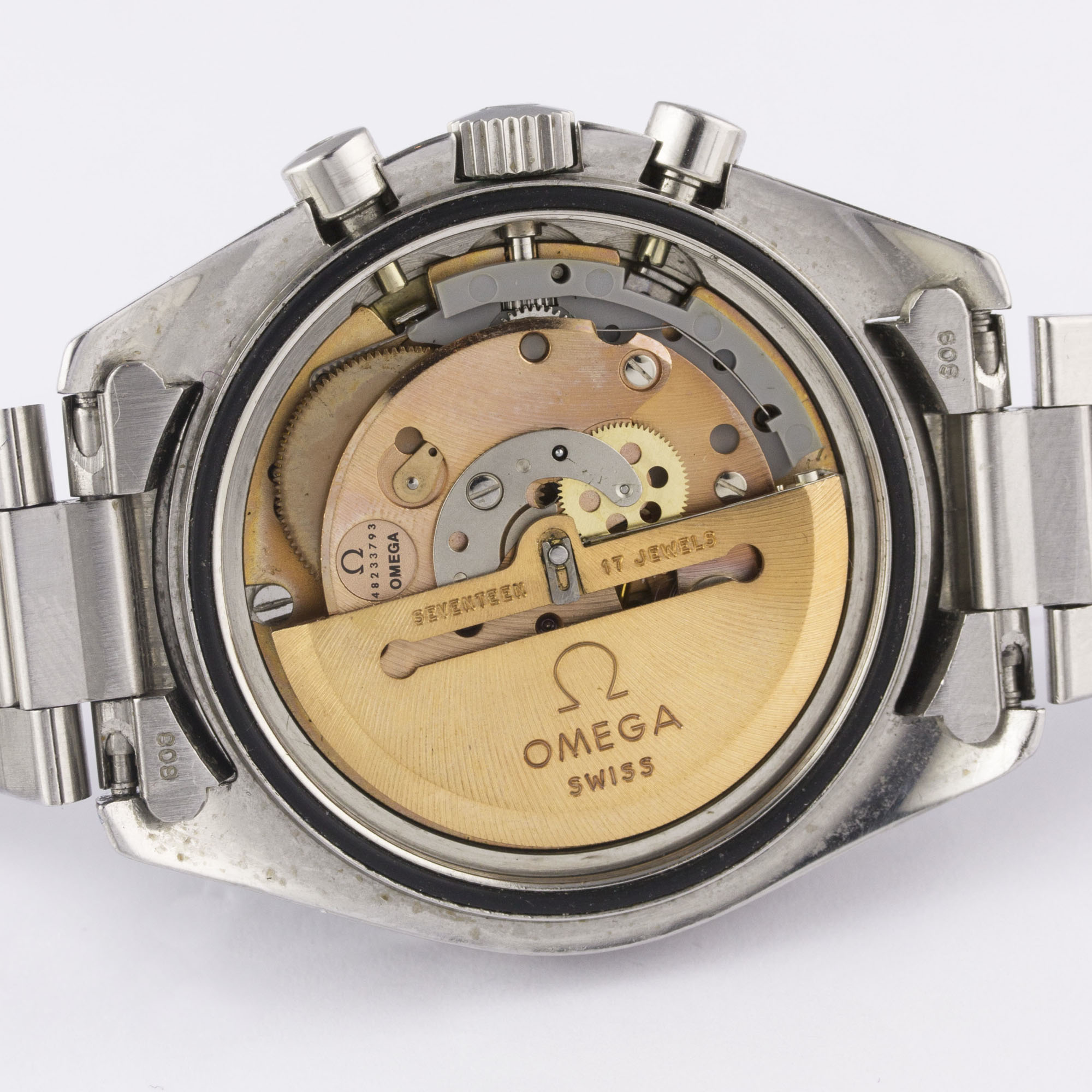 A VERY RARE GENTLEMAN'S STAINLESS STEEL OMEGA SPEEDMASTER "HOLY GRAIL" PROFESSIONAL AUTOMATIC - Image 9 of 12