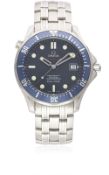 A GENTLEMAN'S LARGE SIZE STAINLESS STEEL OMEGA SEAMASTER PROFESSIONAL 300M CO-AXIAL CHRONOMETER