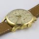 A FINE GENTLEMAN'S 18K SOLID GOLD BULOVA WATERPROOF CHRONOGRAPH WRIST WATCH CIRCA 1960 Movement: - Image 4 of 11