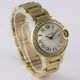 A FINE LADIES 18K SOLID GOLD & DIAMOND CARTIER BALLON BLEU BRACELET WATCH CIRCA 2007, REF. 3006 WITH - Image 4 of 7