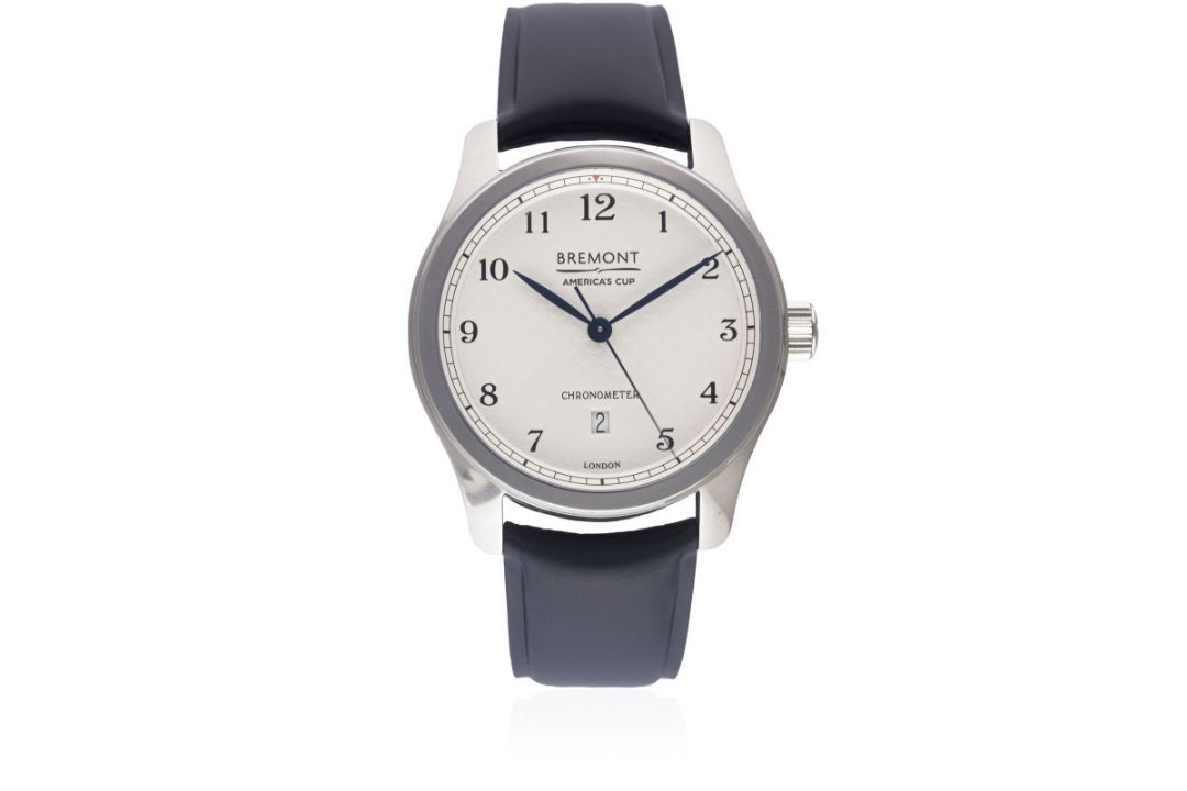 A GENTLEMAN'S STAINLESS STEEL BREMONT AC1 AMERICA'S CUP AUTOMATIC CHRONOMETER WRIST WATCH DATED