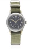 A GENTLEMAN'S BRITISH MILITARY LEMANIA W.W.W. WRIST WATCH CIRCA 1940s, PART OF THE 
