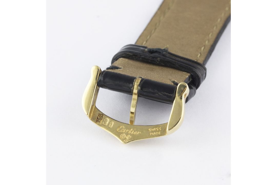 A GENTLEMAN'S 18K SOLID GOLD CARTIER RONDE LOUIS MECANIQUE WRIST WATCH CIRCA 2000, REF. 0900 1 - Image 10 of 10