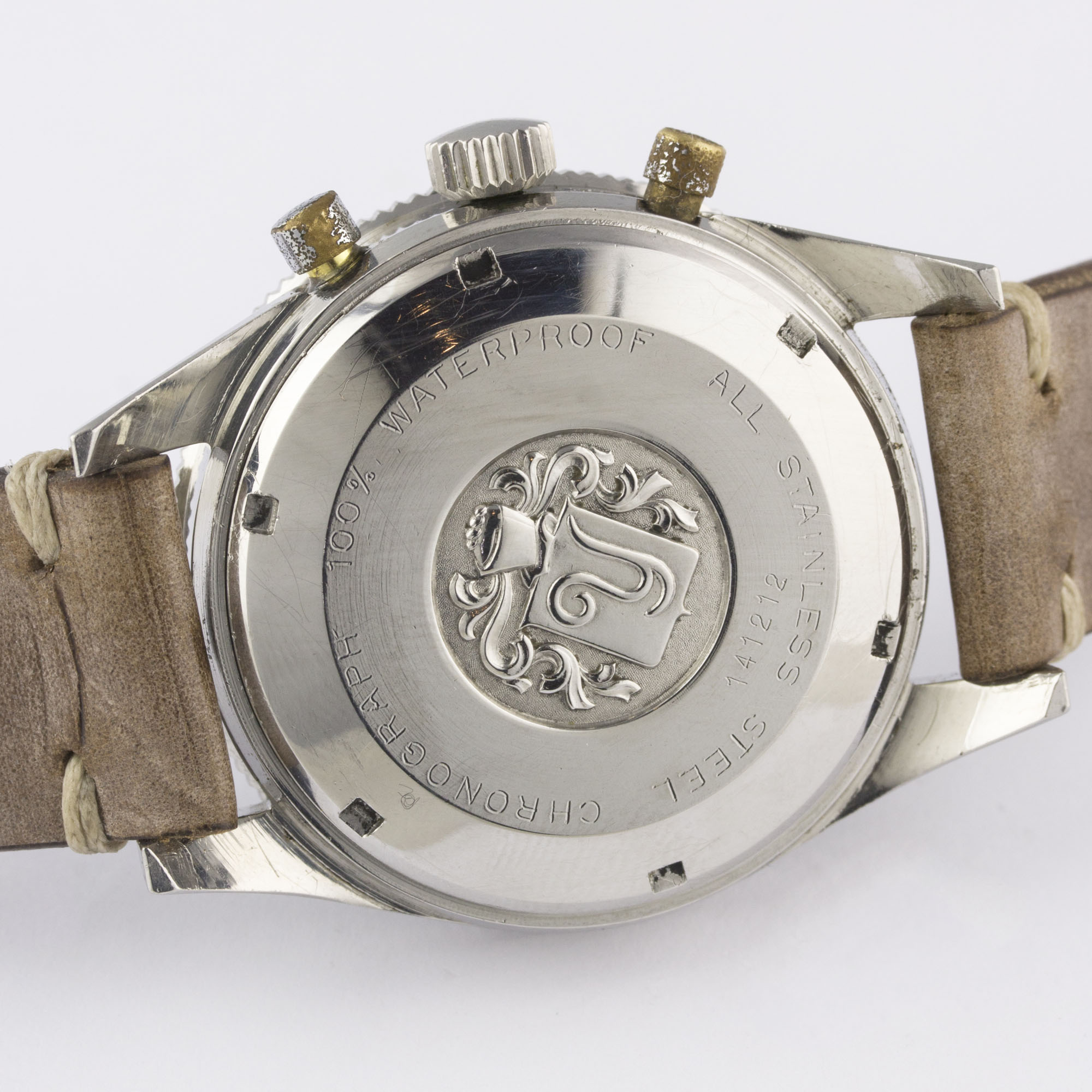 A RARE GENTLEMAN'S STAINLESS STEEL YEMA YACHTINGRAF CHRONOGRAPH WRIST WATCH CIRCA 1967 Movement: - Image 7 of 11