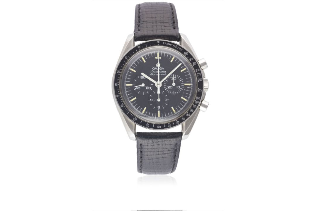 A GENTLEMAN'S STAINLESS STEEL OMEGA SPEEDMASTER PROFESSIONAL CHRONOGRAPH WRIST WATCH DATED 1988, - Image 1 of 9