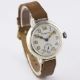 A GENTLEMAN'S SOLID SILVER LONGINES "OFFICERS" WRIST WATCH CIRCA 1920s, WITH ENAMEL DIAL Movement: - Image 5 of 13