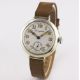A GENTLEMAN'S SOLID SILVER LONGINES "OFFICERS" WRIST WATCH CIRCA 1920s, WITH ENAMEL DIAL Movement: - Image 4 of 13