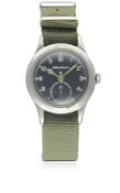 A RARE GENTLEMAN'S BRITISH MILITARY JAEGER LECOULTRE W.W.W. WRIST WATCH CIRCA 1940s, PART OF THE 