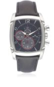 A GENTLEMAN'S STAINLESS STEEL PARMIGIANI FLEURIER KALPAGRAPHE 45 CHRONOGRAPH WRIST WATCH CIRCA 2007,