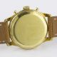 A FINE GENTLEMAN'S 18K SOLID GOLD BULOVA WATERPROOF CHRONOGRAPH WRIST WATCH CIRCA 1960 Movement: - Image 7 of 11