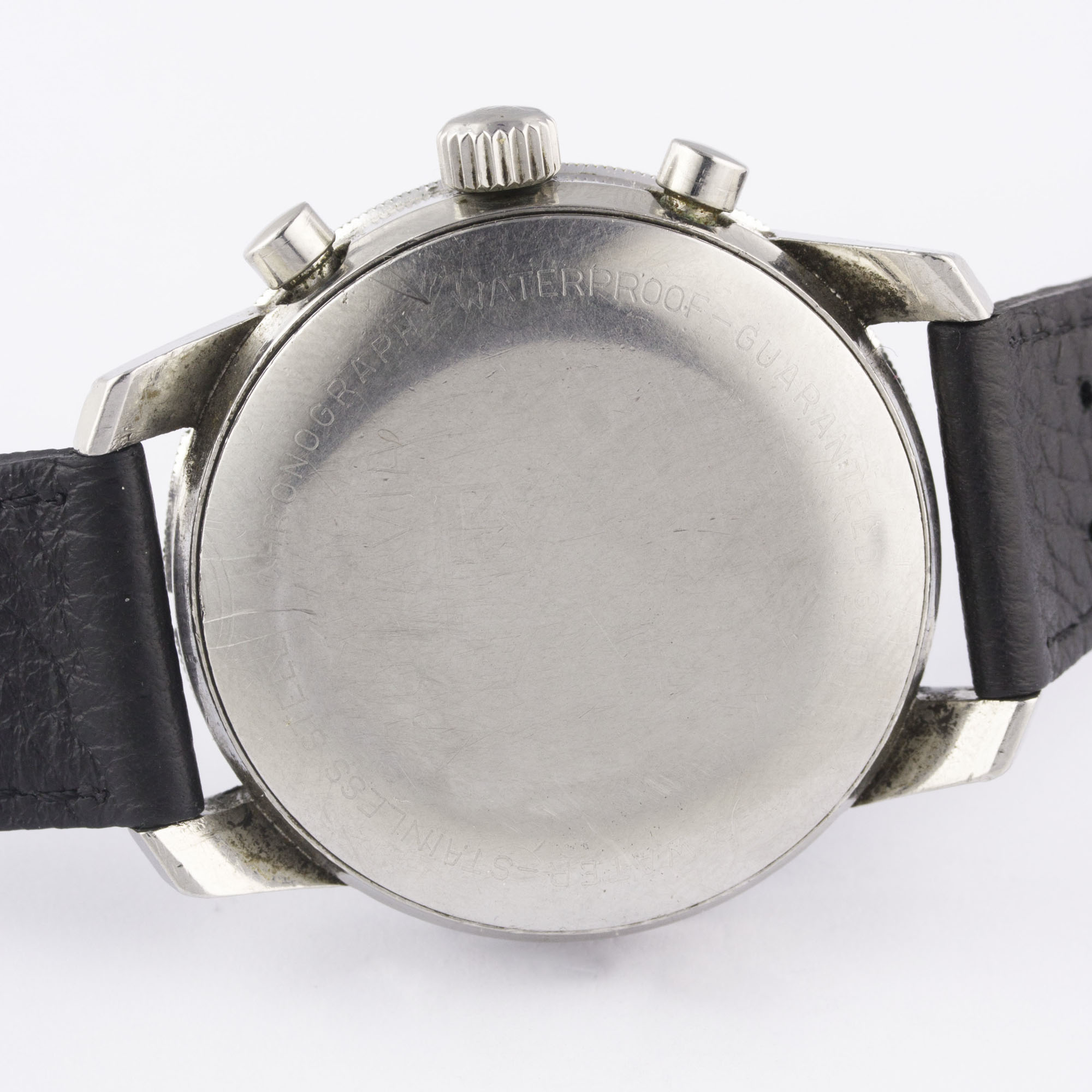 A VERY RARE GENTLEMAN'S STAINLESS STEEL HEUER AUTAVIA GMT CHRONOGRAPH WRIST WATCH  CIRCA 1968, - Image 7 of 9