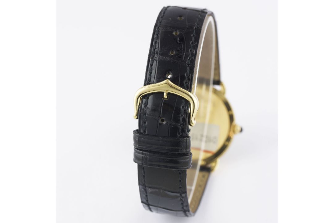 A GENTLEMAN'S 18K SOLID GOLD CARTIER RONDE LOUIS MECANIQUE WRIST WATCH CIRCA 2000, REF. 0900 1 - Image 6 of 10