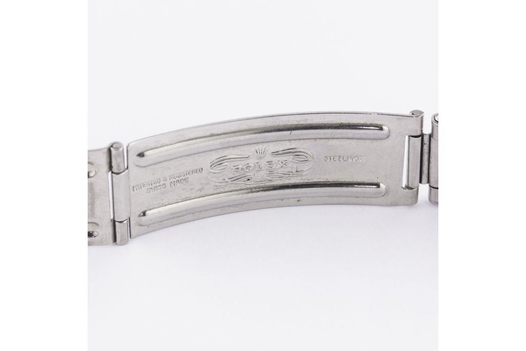 A RARE GENTLEMAN'S STAINLESS STEEL 20MM ROLEX OYSTER RIVETED BRACELET DATED 1968, REF. 7206 WITH - Image 9 of 9