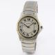 A GENTLEMAN'S STEEL & GOLD CARTIER SANTOS RONDE AUTOMATIC BRACELET WATCH DATED 1997, REF. 1910 - Image 2 of 8