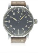 A RARE GERMAN MILITARY LUFTWAFFE B.UHR WEMPE NAVIGATORS OBSERVATION WATCH CIRCA 1940, REF.