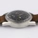 A RARE GENTLEMAN'S STAINLESS STEEL ALSTA CHRONOGRAPH WRIST WATCH CIRCA 1960s, WITH "BROAD ARROW" - Image 11 of 11