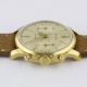 A FINE GENTLEMAN'S 18K SOLID GOLD BULOVA WATERPROOF CHRONOGRAPH WRIST WATCH CIRCA 1960 Movement: - Image 10 of 11