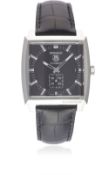 A GENTLEMAN'S STAINLESS STEEL TAG HEUER MONACO AUTOMATIC WRIST WATCH DATED 2013, REF. WW2110-0