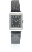 A RARE GENTLEMAN'S STAINLESS STEEL UNIPLAN REVERSO WRIST WATCH CIRCA 1930s, PRE JAEGER-LECOULTRE