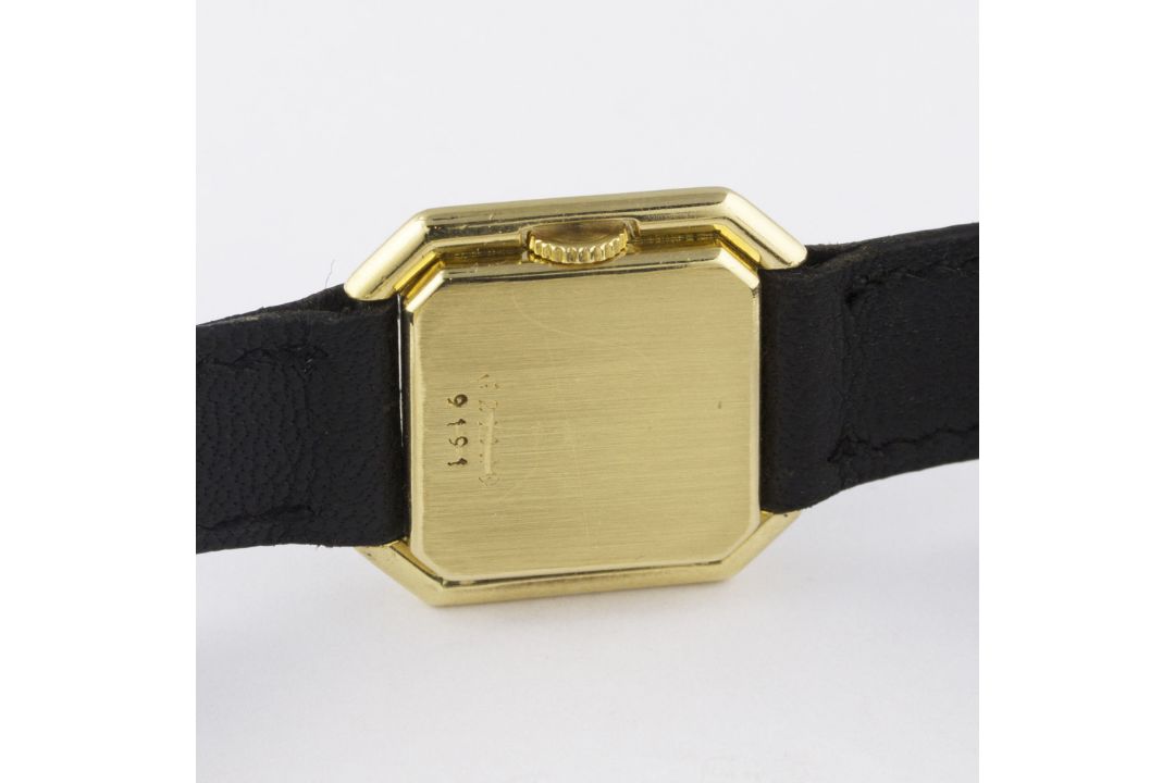 A RARE LADIES 18K SOLID GOLD CARTIER LONDON CEINTURE WRIST WATCH CIRCA 1969, WITH LONDON HALLMARKS - Image 5 of 11