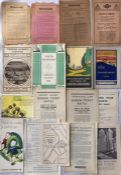 Quantity of Underground Group/Metropolitan Railway LEAFLETS, FLYERS & PAMPHLETS from 1910-1930s