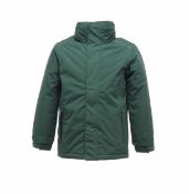 Regatta Professional Classic school Kids Jacket, SIZE-7-8years COLOUR-Bottle Green (BOX 17) RRP £