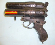 Scarce, Original, WW2 Imperial Japanese Navy, Second Variation Triple Barrelled Flare Signal/Pistol