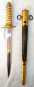 Original 1883 Pattern Japanese Naval Officer's Dirk & Scabbard.