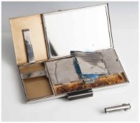 Schminkschatulle, Zigarettenbox, Art Déco, innen bez. 