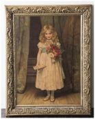 Stuckrahmen, 2. Hälfte 19. Jahrhundert, vergoldet. Innenmaß ca. 39,5 x 53 cm, partiell leicht best.