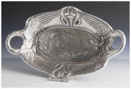 Schale im Stil des Jugendstils, auf Unterboden sign. 