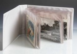 Konvolut alter Postkarten, insgesamt 69 Stück