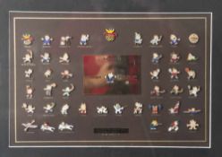 Kollektion Pins Barcelona 92 Amigos para siempre, Darstellung der Sportarten mit dem offiziellen