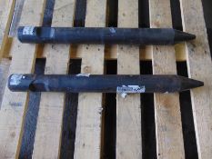 2 x JCB Breaker Chisel Points