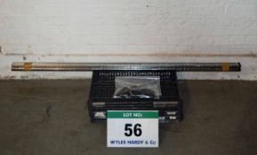 A Bay of Plastic Coated Wire Rack Shelving with Four 600mm x 500mm Shelves, Four 1600mm Upright