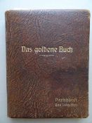 Gästebuch des Parkhotel Bad Salzuflen. Mit zahlreichen handschriftlichen Eintragungen, u.a. von