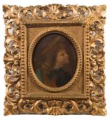 Eugenia Cappelli [19th Century] after Leonardo- The Head of a Saint:- inscribed in pencil on the