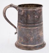 An Elizabeth II silver mug, maker J B Chatterley & Sons Ltd, Birmingham,