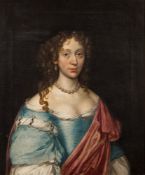 Manner of Sir Peter Lely, 17th Century- A portrait of Mary Dodding, circa 1677, bust-length,
