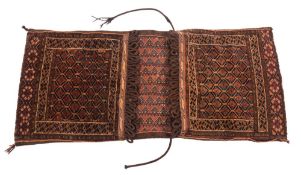 A Turkoman saddle bag:,