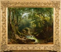 William Williams of Plymouth [1808-1895]: On The Erme, Ivy-bridge,