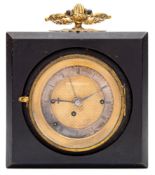 An early 19th century Austrian ebonised grande-sonnerie travelling clock: the thirty-hour duration